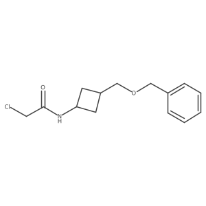 N-{3-[(benzyloxy)methyl]cyclobutyl}-2-chloroacetamide结构式