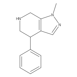 1-methyl-4-phenyl-1H,4H,5H,6H,7H-pyrazolo[3,4-c]pyridine Structure