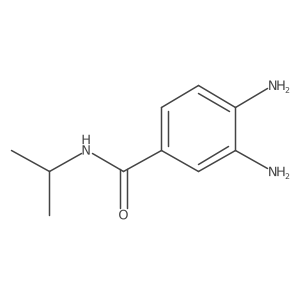 3,4-diamino-N-isopropylbenzamide结构式