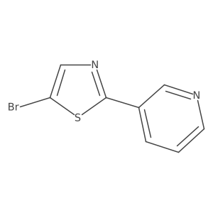 5-Bromo-2-(pyridin-3-yl)thiazole Structure
