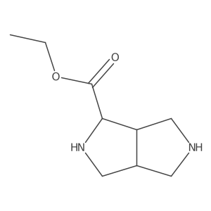 Ethyl octahydropyrrolo[3,4-c]pyrrole-1-carboxylate Structure