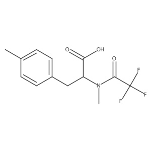 3-(4-methylphenyl)-2-(2,2,2-trifluoro-N-methylacetamido)propanoic acid Structure