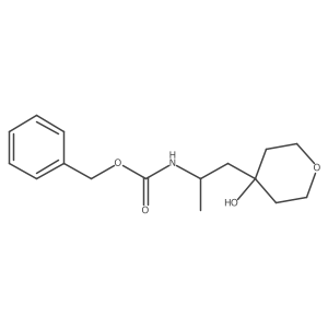 benzyl N-[1-(4-hydroxyoxan-4-yl)propan-2-yl]carbamate Structure