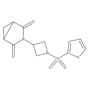 3-(1-(Thiophen-2-ylsulfonyl)azetidin-3-yl)-3-azabicyclo[3.1.0]hexane-2,4-dione结构式