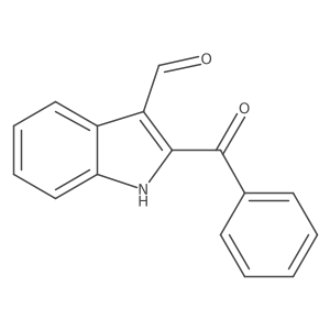 2-benzoyl-1H-indole-3-carbaldehyde结构式