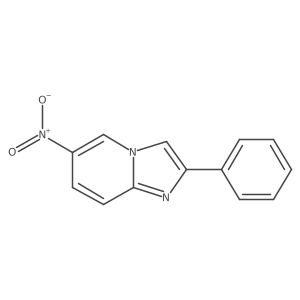 6-Nitro-2-phenylimidazo[1,2-a]pyridine结构式