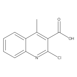 2-Chloro-4-methylquinoline-3-carboxylic acid Structure