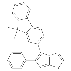 5-(9,9-Dimethyl-9H-fluoren-2-yl)-6-phenylimidazo[2,1-b]thiazole Structure