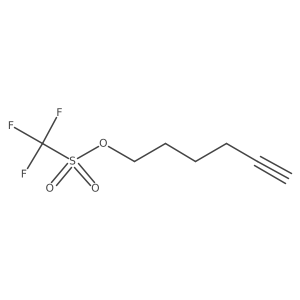 Hex-5-ynyl trifluoromethanesulfonate Structure