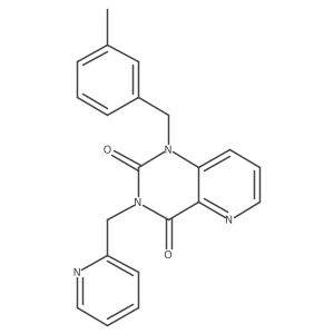 1-(3-methylbenzyl)-3-(pyridin-2-ylmethyl)pyrido[3,2-d]pyrimidine-2,4(1H,3H)-dione Structure