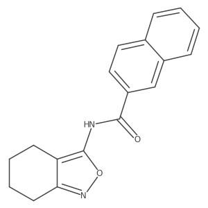 N-(4,5,6,7-tetrahydrobenzo[c]isoxazol-3-yl)-2-naphthamide Structure