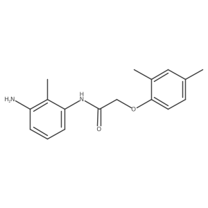 N-(3-Amino-2-methylphenyl)-2-(2,4-dimethylphenoxy)acetamide结构式