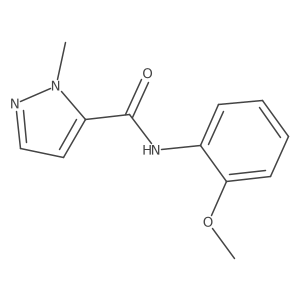 N-(2-methoxyphenyl)-1-methyl-1H-pyrazole-5-carboxamide Structure