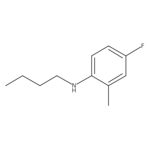 N-butyl-4-fluoro-2-methylaniline Structure