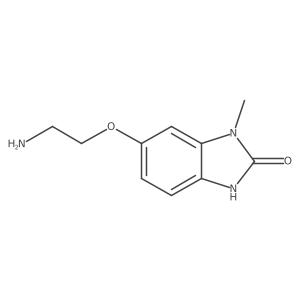 6-(2-Aminoethoxy)-1,3-dihydro-1-methyl-2H-benzimidazol-2-one Structure