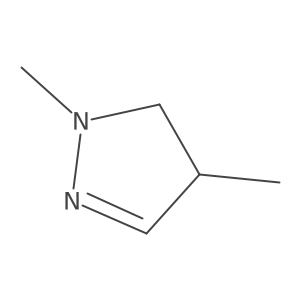 1,4-Dimethyl-2-pyrazoline结构式