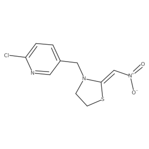 3-(2-Chloro-5-pyridylmethyl)-2-nitromethylenethiazolidine Structure