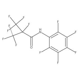 2,3,3,3-Tetrafluoro-N-(pentafluorophenyl)-2-(trifluoromethyl)propanamide Structure