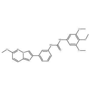 1-(3-(6-Methoxyimidazo[1,2-b]pyridazin-2-yl)phenyl)-3-(3,4,5-trimethoxyphenyl)urea Structure