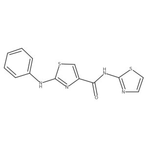 2-(phenylamino)-N-(thiazol-2-yl)thiazole-4-carboxamide Structure