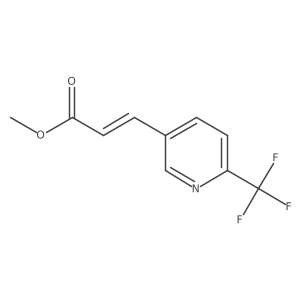 Methyl (2E)-3-[6-(trifluoromethyl)pyridin-3-YL]prop-2-enoate Structure