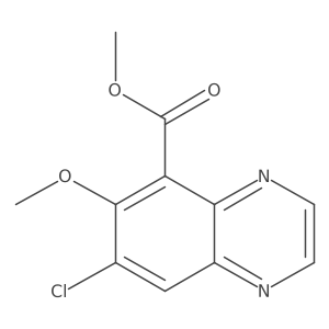 Methyl 7-chloro-6-methoxyquinoxaline-5-carboxylate Structure