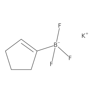 Potassium cyclopent-1-en-1-yltrifluoroborate Structure