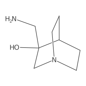 (S)-3-(aminomethyl)quinuclidin-3-ol结构式