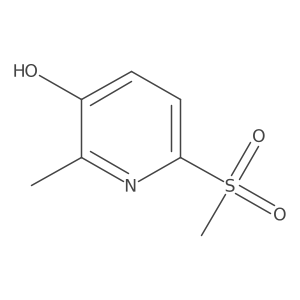 2-Methyl-6-(methylsulfonyl)pyridin-3-ol结构式