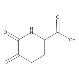 (R)-5-Methylene-6-oxopiperidine-2-carboxylic acid Structure