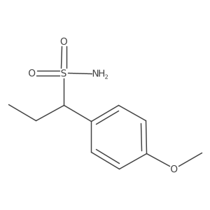 1-(4-Methoxyphenyl)propane-1-sulfonamide结构式