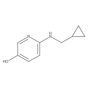 6-[(Cyclopropylmethyl)amino]pyridin-3-ol结构式