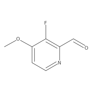 3-Fluoro-4-methoxypicolinaldehyde结构式