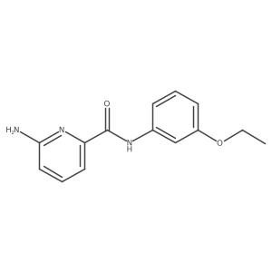 6-amino-N-(3-ethoxyphenyl)pyridine-2-carboxamide结构式