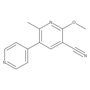 [3,4'-Bipyridine]-5-carbonitrile,6-methoxy-2-met Structure