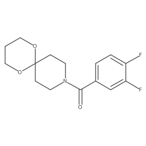 (3,4-Difluorophenyl)(1,5-dioxa-9-azaspiro[5.5]undecan-9-yl)methanone Structure