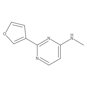 2-(furan-3-yl)-N-methylpyrimidin-4-amine Structure