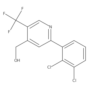 2-(2,3-Dichlorophenyl)-5-(trifluoromethyl)pyridine-4-methanol结构式