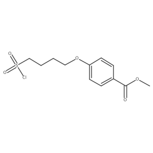 Methyl 4-[4-(chlorosulfonyl)butoxy]benzoate结构式