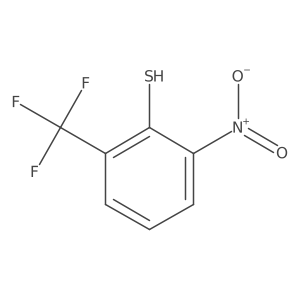 2-Nitro-6-(trifluoromethyl)benzenethiol Structure