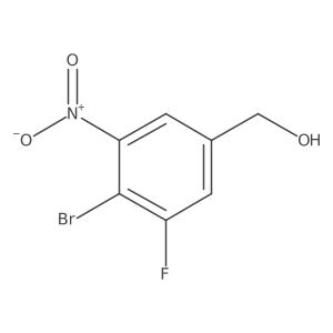 4-Bromo-3-fluoro-5-nitrobenzyl alcohol Structure