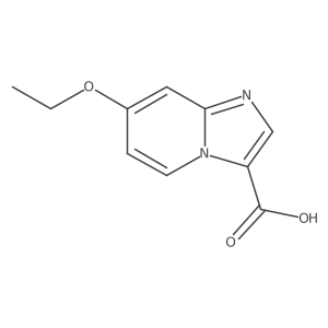 7-Ethoxyimidazo[1,2-a]pyridine-3-carboxylic acid结构式