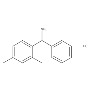 (S)-(2,4-dimethylphenyl)(phenyl)methanamine hydrochloride结构式
