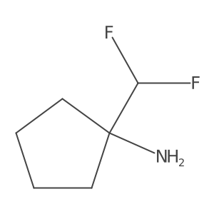 1-(Difluoromethyl)cyclopentan-1-amine Structure