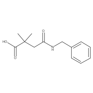 3-(Benzylcarbamoyl)-2,2-dimethylpropanoic acid Structure