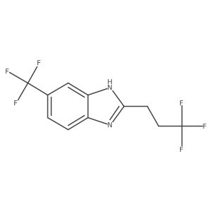 6-(trifluoromethyl)-2-(3,3,3-trifluoropropyl)-1H-1,3-benzodiazole Structure