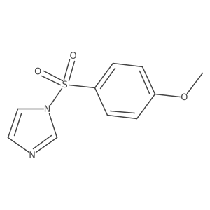 1-(4-methoxybenzenesulfonyl)-1H-imidazole结构式