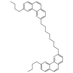 1,8-Bis(9-butyl-1,10-phenanthrolin-2-yl)octane Structure