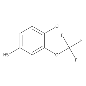 4-Chloro-3-(trifluoromethoxy)thiophenol Structure