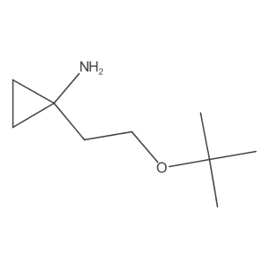 1-[2-(Tert-butoxy)ethyl]cyclopropan-1-amine Structure